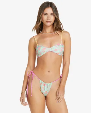 Billabong Women's Folk Story Skimpy Coverage Bikini Bottoms Multi 24O231519-MUL