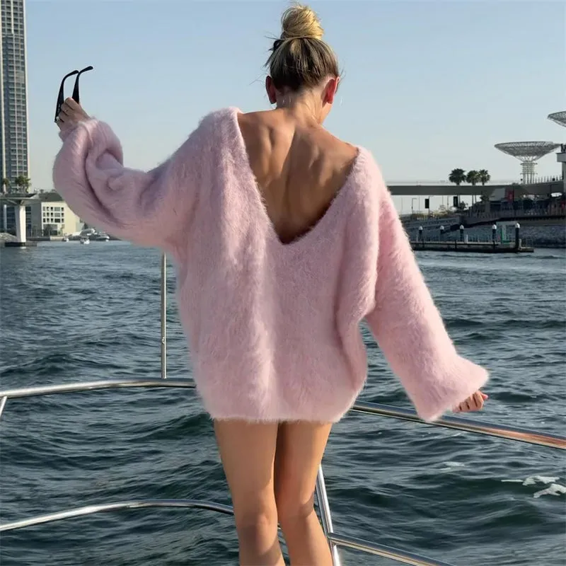 ESMEE - FLUFFY OVERSIZED SWEATER