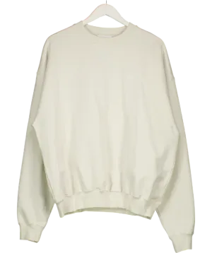 Loci Cream Oversized Classic Sweatshirt UK M