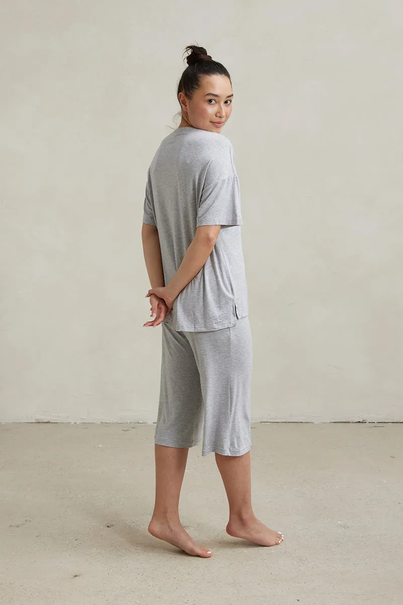 Oversized Tee   Capri Pant