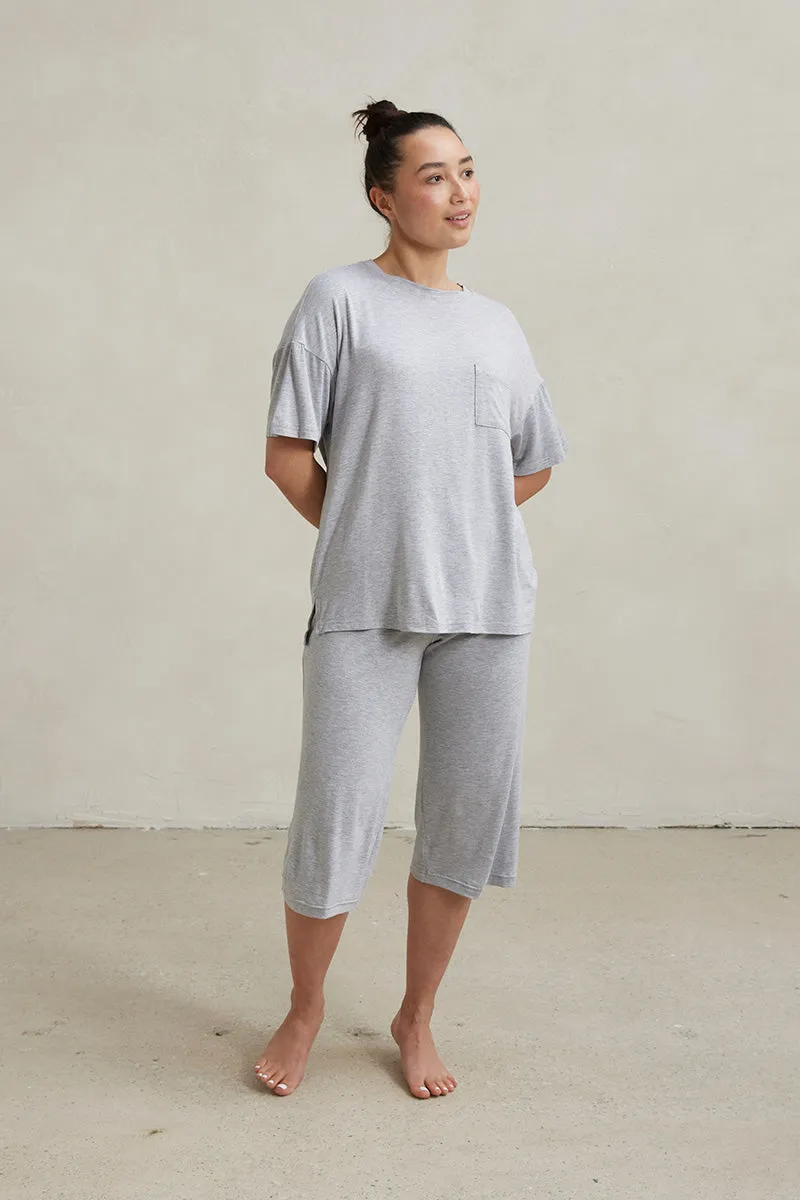 Oversized Tee   Capri Pant