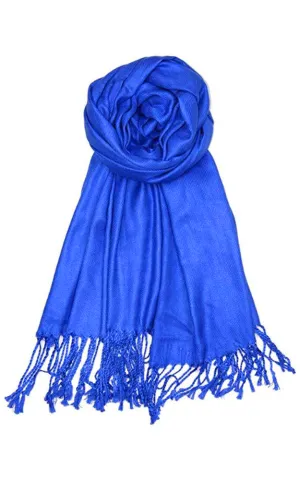 PP001-10 Royal Blue Pashmina Scarf
