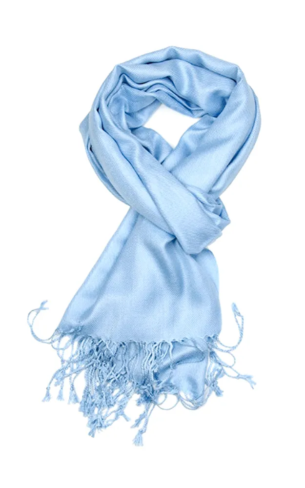 PP001-46 Sky Blue Pashmina Scarf