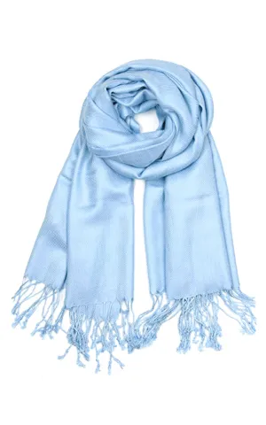 PP001-46 Sky Blue Pashmina Scarf
