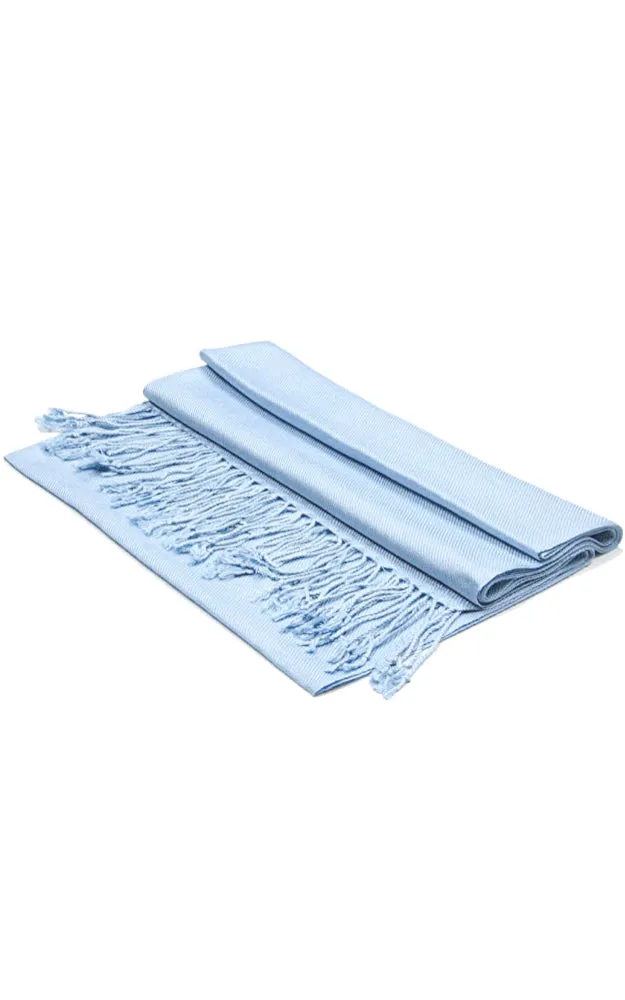 PP001-46 Sky Blue Pashmina Scarf